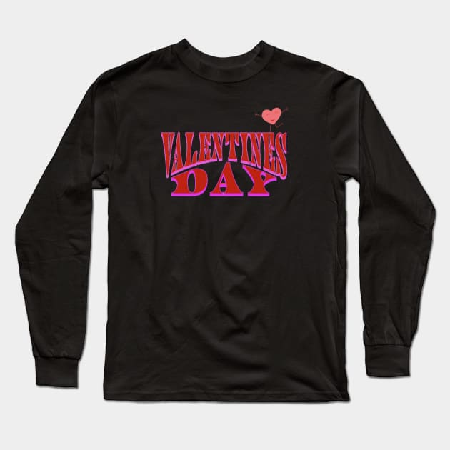 Valentines Day Long Sleeve T-Shirt by Bukitwgp